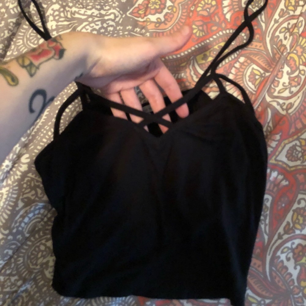 string crop top